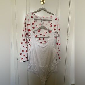 New bodysuit bundle of two! Sz 1X